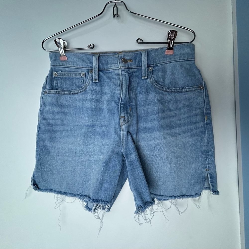 J. Crew Re-Imagined Blue Jean Cut-off Fun Shorts 25